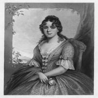 Martha Jefferson Randolph n kćerka Thomasa Jefferson-a i Bijela kuća domaćica ugraviranju nakon slike