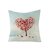 Valentinovo za ispis jastučnice za jastuk za jastuk za jastuk kauč kauč na kauč na kaputu za kućno dekor