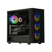 Velztorm Archu CTO Gaming Desktop Black, GeForce GT 1050TI 4GB, AIO, RGB ventilatori, 750W PSU, pobjeda kod) Velz0001