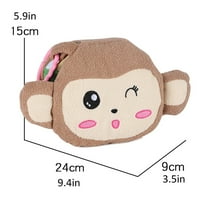 TOY BABY CLOKOVA CRTLUS CATTELES Animal Monkey Style igračka novorođenčad Kids Rano učenje knjiga