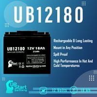 - Kompatibilna zaštita One BT0353N baterija - Zamjena UB univerzalna zapečaćena olovna kiselina baterija