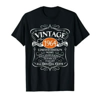 Vintage 58. rođendanski poklon muškarci Žene Originalni dizajn majica