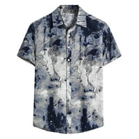 Haljine za muške etničke kratkih rukava Ležerne prilike za ispis Havajska majica Majica Bijela