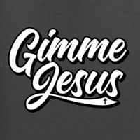 Divlji Bobby Gimme Isus Vintage Inspirational Christian Muškarci Grafički tee, drveni ugljen, 4x-veliki