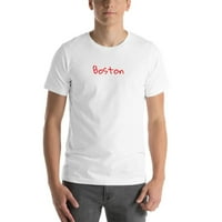 3xl rukom pisana bostonska kratka rukava majica s nedefiniranim poklonima