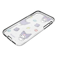 iPhone XS iPhone Case Sanrio Cute Clear Soft Jelly Cover - blok kuromi