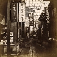 Kina: Kanton. Na ulici u Kantonu, Kina. Fotografija, krajem 19. veka. Poster Print by