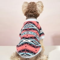 Džemper za pse PET pleteni čarobnjak prsluk sa povodljivom rupom, hladnim vremenskim odjećom za zimsku