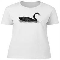 Skica plivanja labud majica žena -image by shutterstock, ženska XX-velika