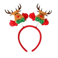 Anuirheih vruća božićna glava santa party dekor dvostruka kosa kopča kopča