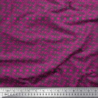 Soimoi ružičasti pamučni voile apstraktori apstraktna ispis tkanina od dvorišta široko