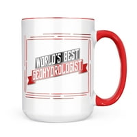 Neonblond svjetski najbolji geohidrologinja poklon za ljubitelje čaja za kavu