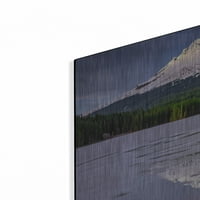 Luxe Metal Art 'Mount HOOD refleksije' Rick Berk, Metal Wall Art, 16 x12