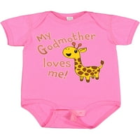 Inktastic moj kummotor voli me-slatka žirafa poklon baby boy ili baby girl bodysuit