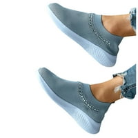 Ženske mrežne prozračne sportske cipele Dame Fashion Casual Ugodno klizanje na loaferima cipele, plavo