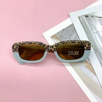Lamuusaa Kids Girls Sunčane naočale Moda Vintage Leopard Ispis Anti-UV naočale Dječji naočale na otvorenom