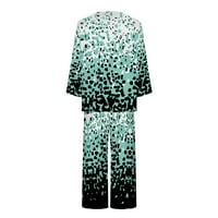 Trendvibe ženske pidžame postavio je dugi rukav gornji i duge hlače za spavanje Žene mekani prozračni