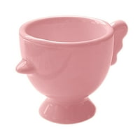 Coling Egg Cup Pojačana baza Čvrsta boja Neklizačka ručica Dobra hvataljka Jednostavna za čišćenje šminke