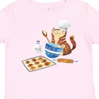 Inktastična pekara Kitty u kapu s kolačićima poklon dječaka malih malih majica ili majica mališana