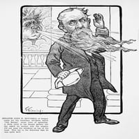 John Gipple Mitchell n. Američki zakonodavac. Karikatura, 1902. Poster Print by