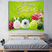 Uskršnji zeko i uskršnja jaja kreativni dizajn tiska zid viseće casual dnevne sobe tapiserije za djecu