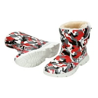 Woobling unise Winter Boot Fau Fur Warm Cipele Mid Calf čizme za snijeg hodanje povremene plišane popise