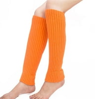 Ženske solidne bombonske bombonske boje zimske noge toplije labave stilske čarape