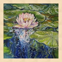 Slatki lotos Marcia Baldwin, uokvirena zidna umjetnost, 13.25W 13.25h