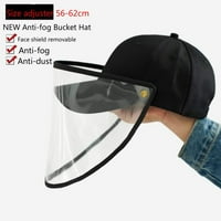 Unise bejzbol šešir uklonjivi štitnik za lice Podesiva kapa šešica protiv pljuvačke prašine polen saliva