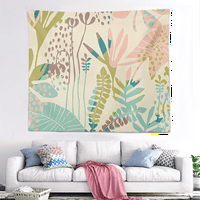 Art Print Cvjetna tapiserija, Tropska biljka Dnevna dekorativna tapiserija za zid, veličine