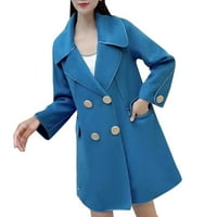 FVWitLYH kaput za žene ženske rubene jakne, elegantan kaput