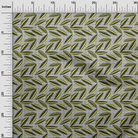 Onuone Velvet Yellow Fabric apstraktni list sa tačkim šivajućim zanatskim projektima Tkanini otisci dvorišta široko