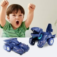 Yoodods Transformaciju dinosaura igračaka Dinosaur Transformator Auto igračka vuče Dino Race Car, Božićni
