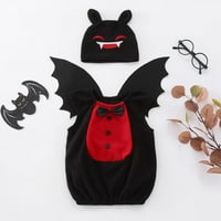 Novorođene novorođenčad dječje djevojke Halloween Bat kostim ROMper 2- godine