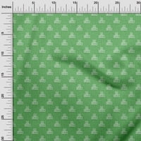 Onuone pamučna kambrična zelena tkanina dječja abeceda haljina materijala tkanina za ispis tkanina sa