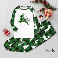 USMIXI sretan božićna porodica koja se podudara sa božićnim pidžamama slatka elk grafika Porodicni božićni