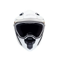 Motocikl za odrasle Dvostruki sport OFF puta pune kaciga za full-lice točka - sjajni bijeli model 23