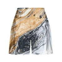 Tawop Womens Capri pantalone za ljetne žene Ljetne hlače Ženska ljetna moda Print Dvostruki džep čipke