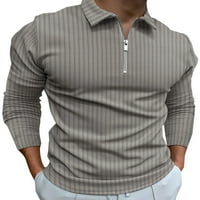 REJLUN MENS T majice s dugim rukavima polo majica rever izrez Tee casual pulover atletski golf majica