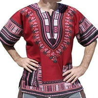 Capreze Men T majica Tribal Festival Ljeto vrhovi afričkim print Dashiki majica Boemijska bluza Hippie
