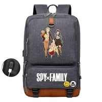 Bzdaisy 15 ruksak za laptop, višestruki džep velikih kapaciteta, USB punjenje, špijunska porodica, za