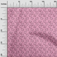Onuone svilena tabby svijetla ružičasta tkanina cvjetna ditsy quilting pribor ispisuju šivanje tkanine sa dvorištem širom