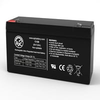 Power Kingdom PS10- 6V 12Ah zapečaćena olovna akumulatorska akumulator - ovo je zamjena marke AJC