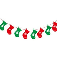 Božićna viseća zastava, natpisna dekoracija rekvizita za zabavu, domaće ukrase