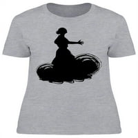 Žena u dugim haljinama Silhouette Majica - MIMage by Shutterstock, ženska XX-velika