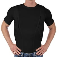 Yolai muško čvrsta boja multifunkcionalni kratki rukav gornji majica s kratkim mrežama