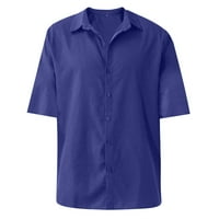 MlQIDK meksičke majice za muškarce kratki rukav guyabera majice za muškarce Dolje Kubanska majica na