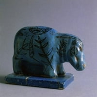 Kip hipopotamus egipatske umjetnosti Musee du Louvre, Paris Poster Print
