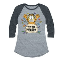 Garfield - Tis Sezona - Ženska grafička majica Raglan