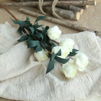 Farfi veštački cvijet višenamjenski realistični PE Bridal Fau Simulacija ruža za vjenčanje